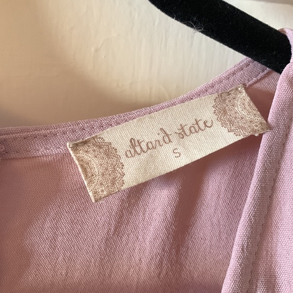 Altar’d State pink faux wrap maxi dress, S, NWT - Picture 3 of 9